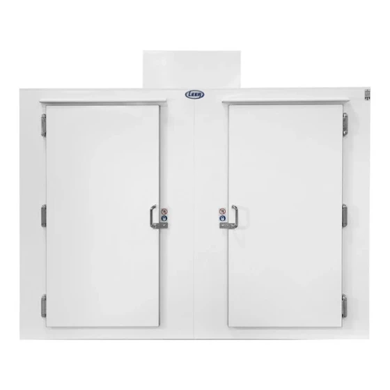 Leer S085UASPF S85 84" Outdoor Freezer with Straight Front and Steel Doors