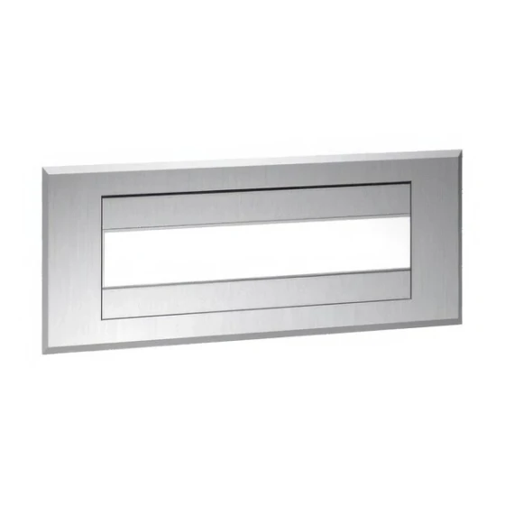 American Specialties, Inc. Traditional 10-1002 Stainless Steel Counter-Mounted C-Fold / Multifold Paper Towel Dispenser