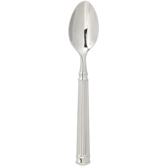 Chef & Sommelier FL228 Fluted 6 5/8" 18/10 Stainless Steel Extra Heavy Weight Teaspoon by Arc Cardinal - 36/Case