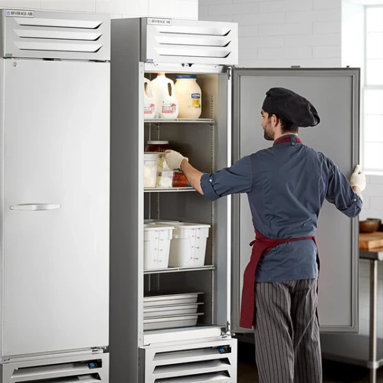 Beverage-Air RB19HC-1S 27" Vista Series One Section Solid Door Reach-In Refrigerator