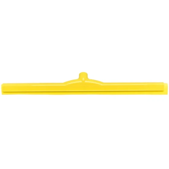 Carlisle Sparta 4156804 24" Yellow Double Foam Rubber Floor Squeegee with Plastic Frame