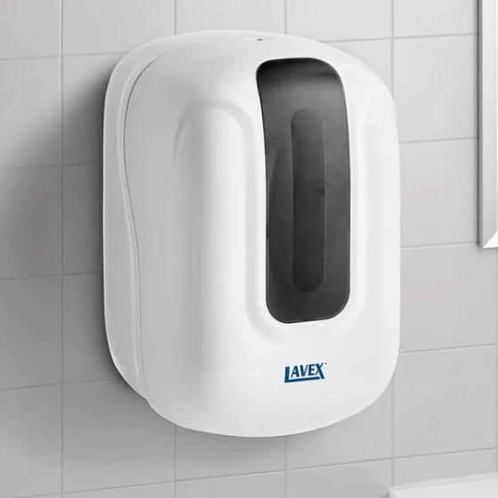 Lavex White Self-Adjusting Center Pull Paper Towel Dispenser