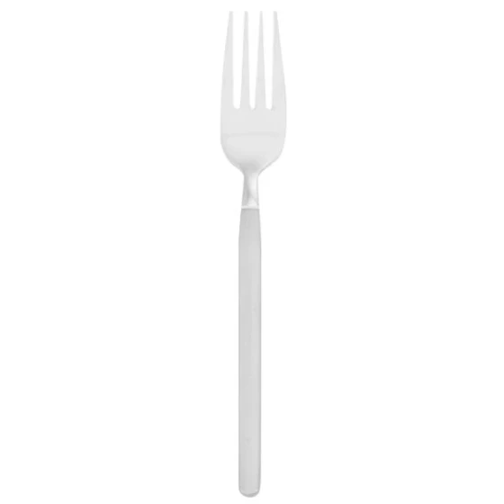 Walco Frosted Vogue from Steelite International WLS25051 8 1/4" 18/10 Stainless Steel Extra Heavy Weight European Table Fork - 12/Case