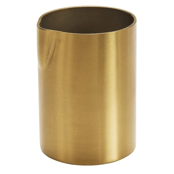 American Metalcraft GCM2 4 oz. Gold Stainless Steel Creamer