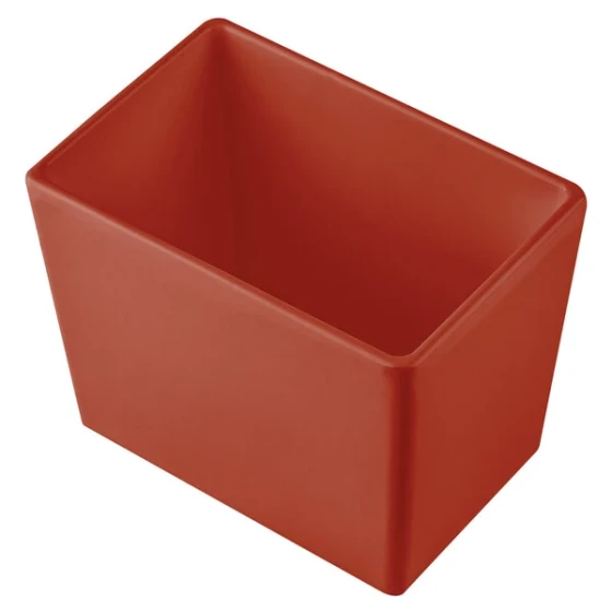 TableCraft CW5022CP Simple Solutions 1/9 Size Copper Cast Aluminum Deep Straight Sided Bowl - 5" Deep
