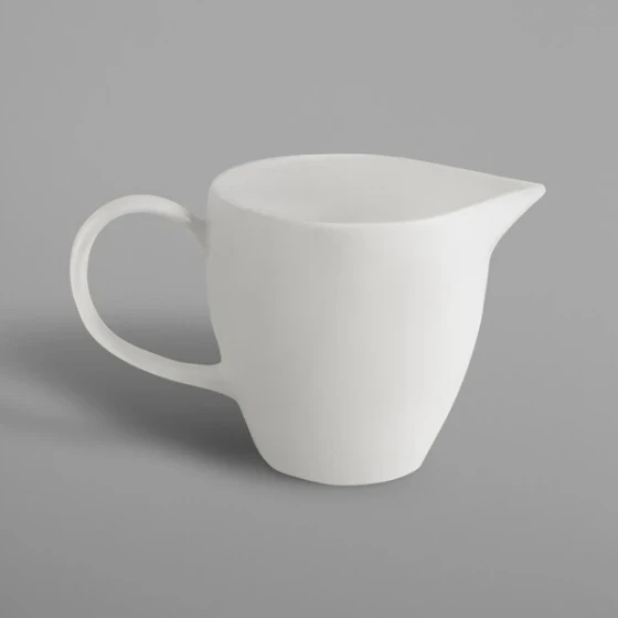 RAK Porcelain Classic Gourmet 5 oz. Ivory Porcelain Creamer - 12/Case