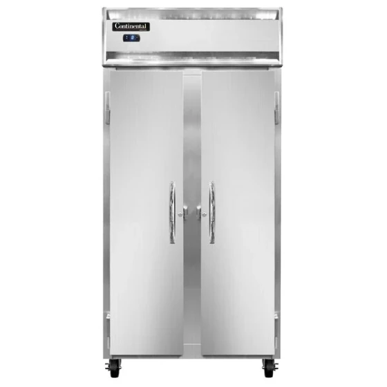Continental Refrigerator 2FSEN-SA 36 1/4" Solid Door Slim Line Reach-In Freezer - 30 cu. ft.