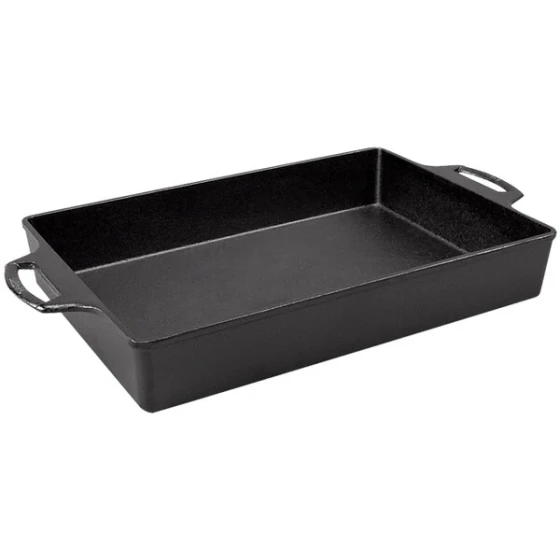Lodge 9" x 13" Pre-Seasoned Cast Iron Casserole / Roasting Pan BW13C