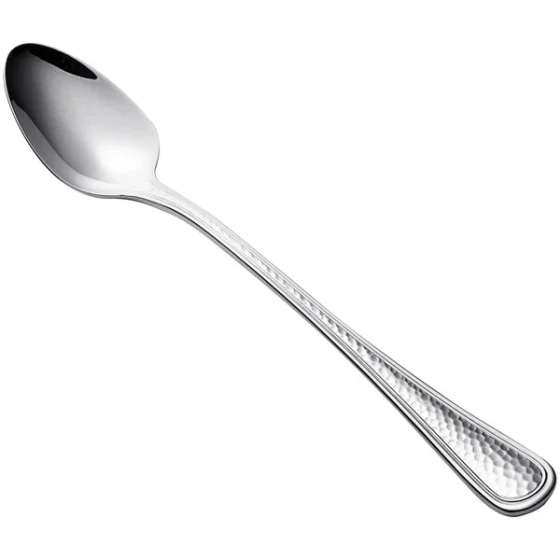 Bon Chef Positano 7 1/4" 18/10 Stainless Steel Extra Heavy Weight Iced Tea Spoon - 12/Case
