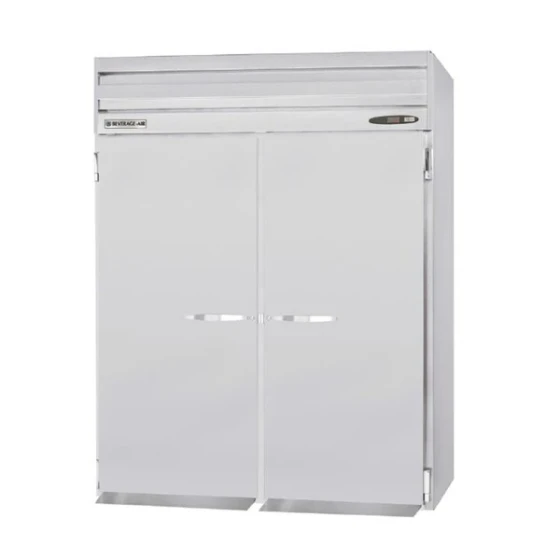 Beverage-Air PRT2HC-1AS 66" Stainless Steel Solid Door Roll-Through Refrigerator