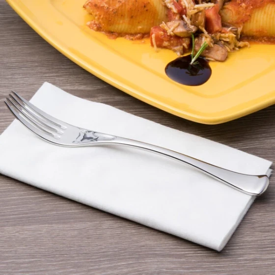 Chef & Sommelier T5101 Diaz 8 1/4" 18/10 Stainless Steel Extra Heavy Weight Dinner Fork by Arc Cardinal - 36/Case