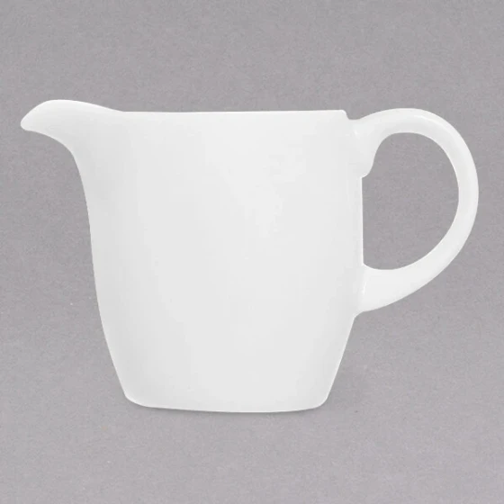 Chef & Sommelier FN018 Infinity 6.75 oz. White Bone China Creamer by Arc Cardinal - 12/Case