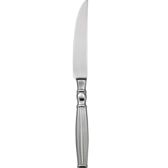 Sant'Andrea Colosseum by 1880 Hospitality T061KSSF 9 5/8" 18/10 Stainless Steel Extra Heavy Weight Steak Knife - 12/Case