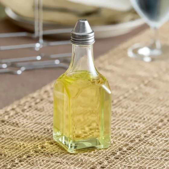 Choice 6 oz. Oil and Vinegar Cruet with Pourer
