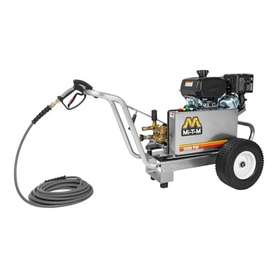 Mi-T-M CBA Aluminum Series CBA-3504-1MAK Cold Water Pressure Washer with Kohler Engine - 3,500 PSI; 3.7 GPM