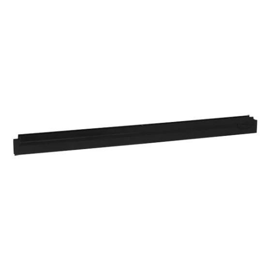Vikan 77349 23 5/8" Black Ultra-Hygienic Squeegee Blade for 77149 and 77249