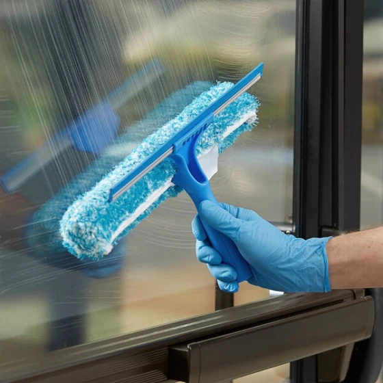 Lavex 14" Squeegee with Strip Washer Sleeve