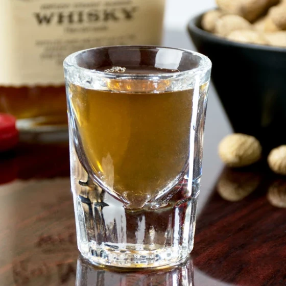 Libbey 5127 1.5 oz. Customizable Fluted Shot Glass - 12/Case
