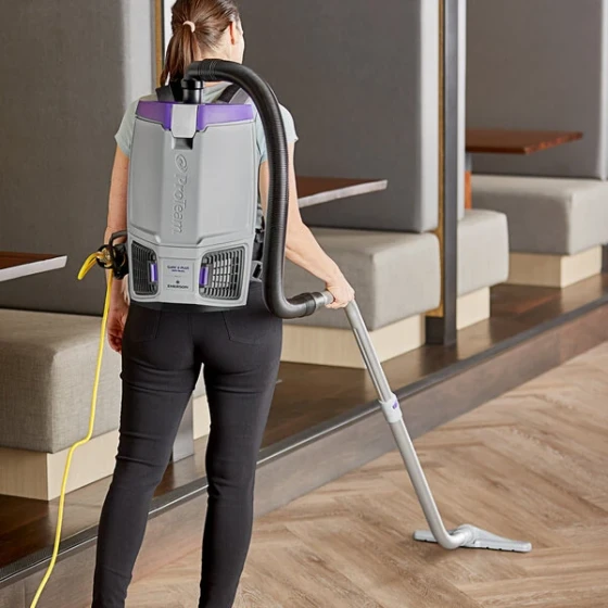 ProTeam GoFit® 6 PLUS 107737 6 Qt. Backpack Vacuum with 107099 Xover Performance Telescoping Wand Kit - 120V