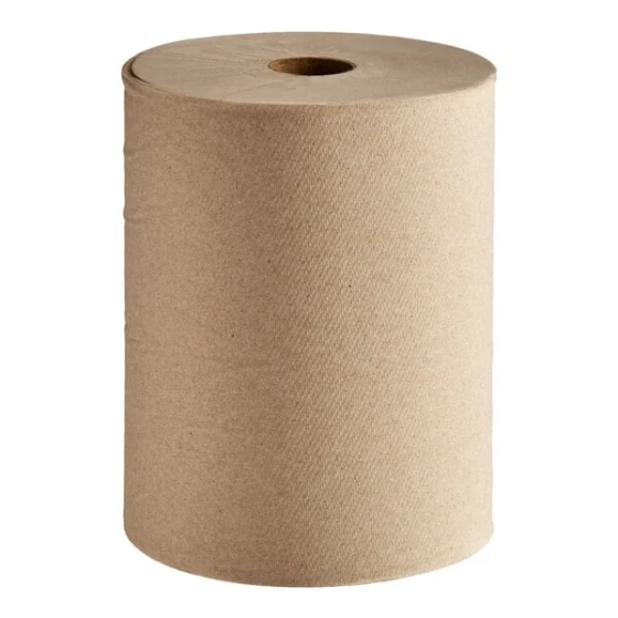 Scott® Universal 8" 1-Ply Natural Kraft 100% Recycled Hard Roll Paper Towel Roll, 800' / Roll - 6/Case