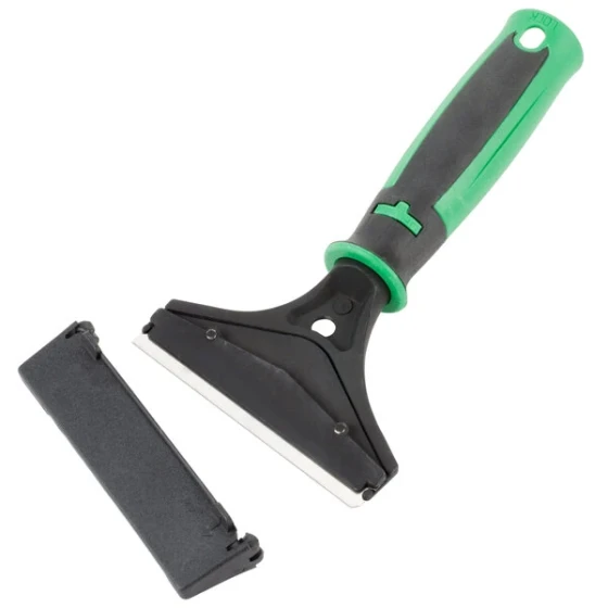 Unger GS050 4" ErgoTec Grill Scraper with Short Handle