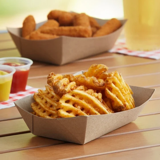 Southern Champion #250 2 1/2 lb. Kraft Paper Food Tray - 500/Case