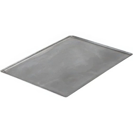 de Buyer 23 9/16 inch x 15 3/4 inch Blue Steel Baking Sheet 5363.60