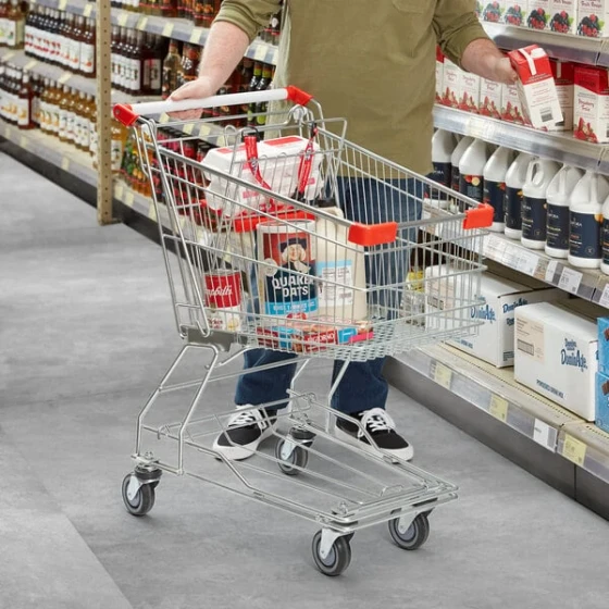 Regency Supermarket Shopping Cart - 3.5 Cu. Ft.