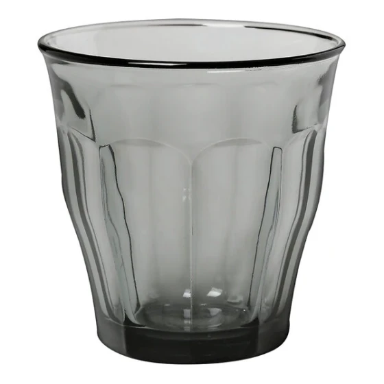 Duralex Picardie 10.38 oz. Stackable Gray Glass Tumbler - 48/Case