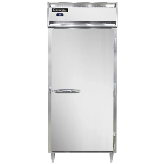 Continental Refrigerator D1RXSN 36" Extra-Wide Shallow Depth Solid Door Reach-In Refrigerator