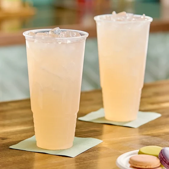 Choice Clear Plastic Cold Cup 42 oz. - 25/Pack