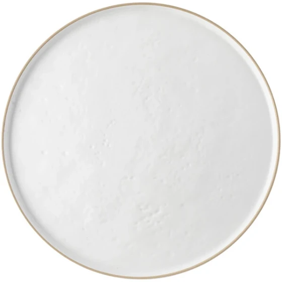 TableCraft Europa 18" Matte White Melamine Serving Tray