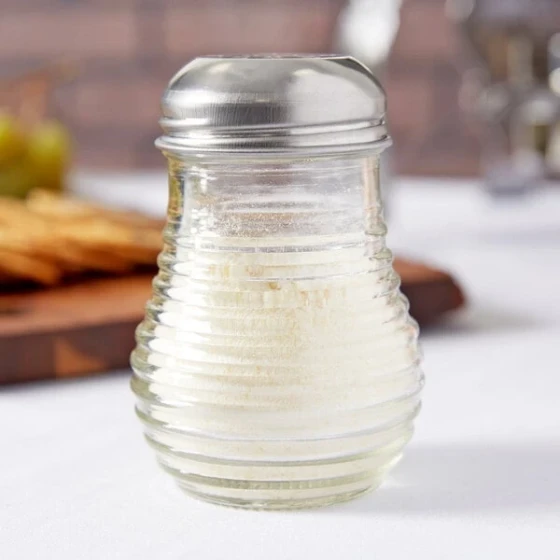 American Metalcraft BEE606 6 oz. Beehive Cheese / Pepper Shaker with Chrome-Plated Top