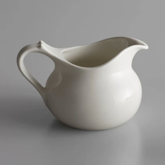 RAK Porcelain Anna 11.9 oz. Ivory Porcelain Gravy Boat - 12/Case