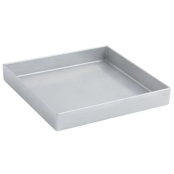 Bon Chef 9516PG 48 oz. Pewter-Glo Cast Aluminum Straight Sided Square Bowl