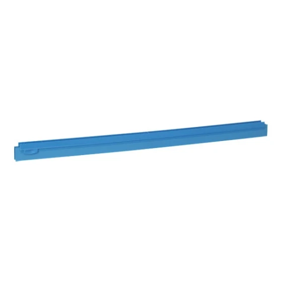 Vikan 77353 27 5/8" Blue Ultra-Hygienic Squeegee Blade for 77153 and 77253
