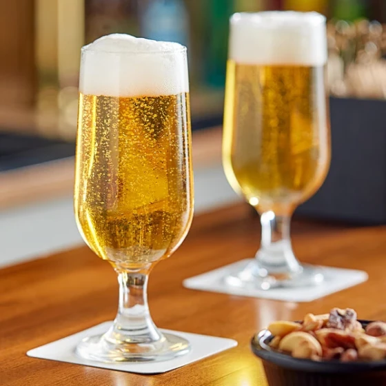 Libbey Embassy 12 oz. Customizable Stemmed Pilsner Glass - 24/Case