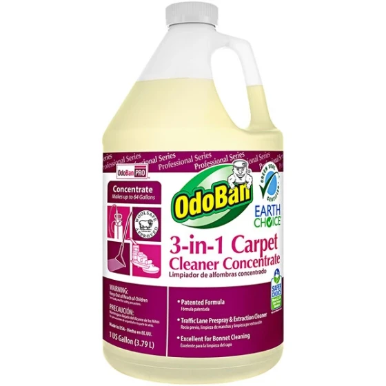 OdoBan 9602B62-G4 Earth Choice 1 Gallon / 128 oz. 3-in-1 Concentrated Carpet Cleaner - 4/Case