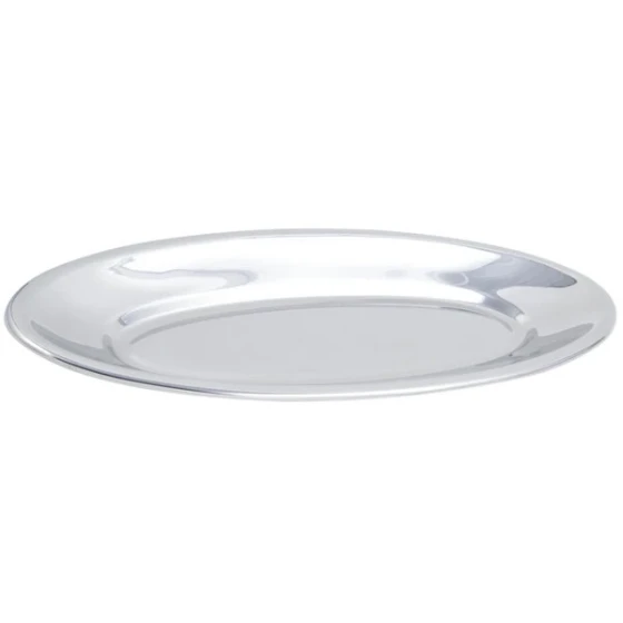 Bon Chef 5218 21 1/4" x 8 3/4" x 1 1/2" Stainless Steel Fish Platter