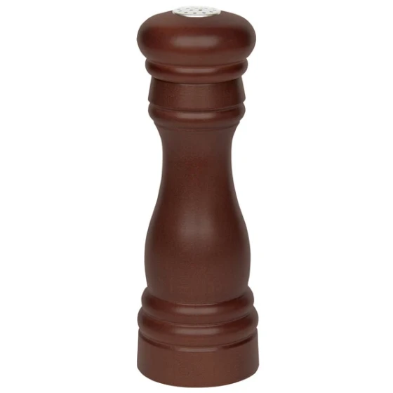 Fletchers' Mill FED06SS12-14 Federal 6" Walnut Stain Wooden Salt / Pepper Shaker