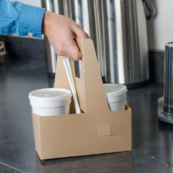 Sabert 29501 2 Cup Drink Carrier - 250/Case