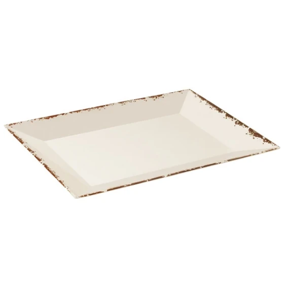 GET ML-99-TC Tuscan 24" x 18" Rectangular Melamine Display Tray