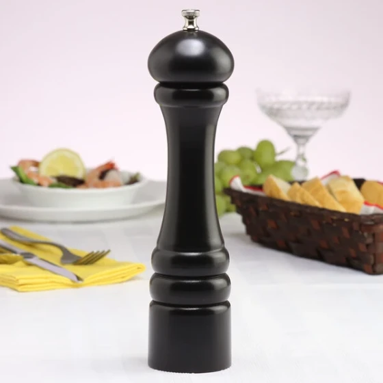 Chef Specialties 10151 Professional Series 10" Customizable Imperial Ebony Finish Pepper Mill