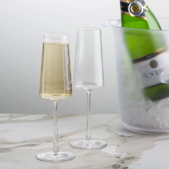 Stolzle Power from Global Tableware Collective 8.5 oz. Flute Glass - 6/Pack
