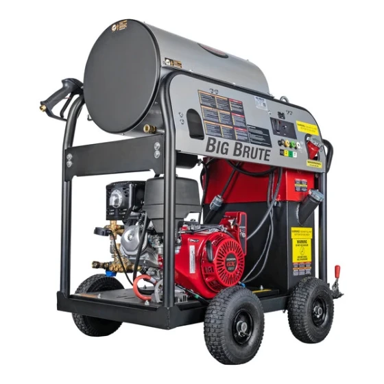 Simpson 65106 Big Brute 49-State Compliant Hot Water Pressure Washer with Honda Engine - 4,000 PSI; 4.0 GPM