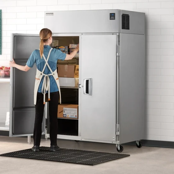 Delfield 6151XL-S 50" Two Section Full Door Reach-In Freezer - 115V