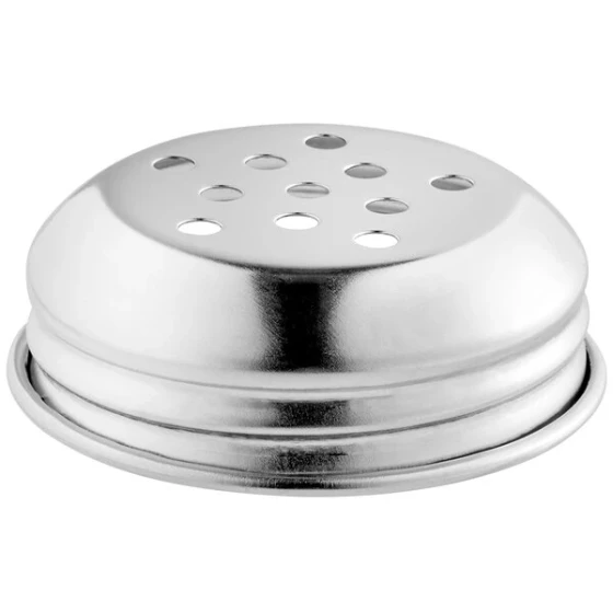 TableCraft Chrome Plated Metal Perforated Shaker Top - 260T