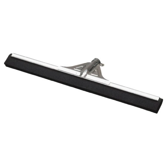 Carlisle Flo-Pac 36633000 30" Black Double Foam Rubber Floor Squeegee with Metal Frame