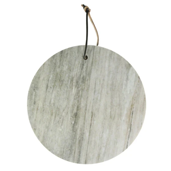 American Atelier 11" Beige Marble Cutting / Serving Board by Jay Companies