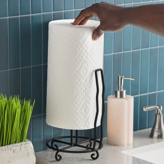 Choice Wrought Iron Paper Towel Holder - 6" x 12"
